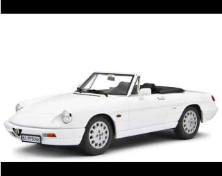 Alfa Romeo Spider 1.6 - 2.0i 1990 Bianco Laudoracing 1:18 Resinemodell (Türen, Motorhaube... nicht zu öffnen!)